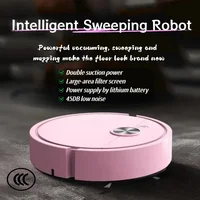 Robot aspirateur et serpillière 3 en 1 Lenovo, robot de nettoyage intelligent pour la maison, rechargeable par USB, robot de balayage et de nettoyage des sols pour la maison 3
