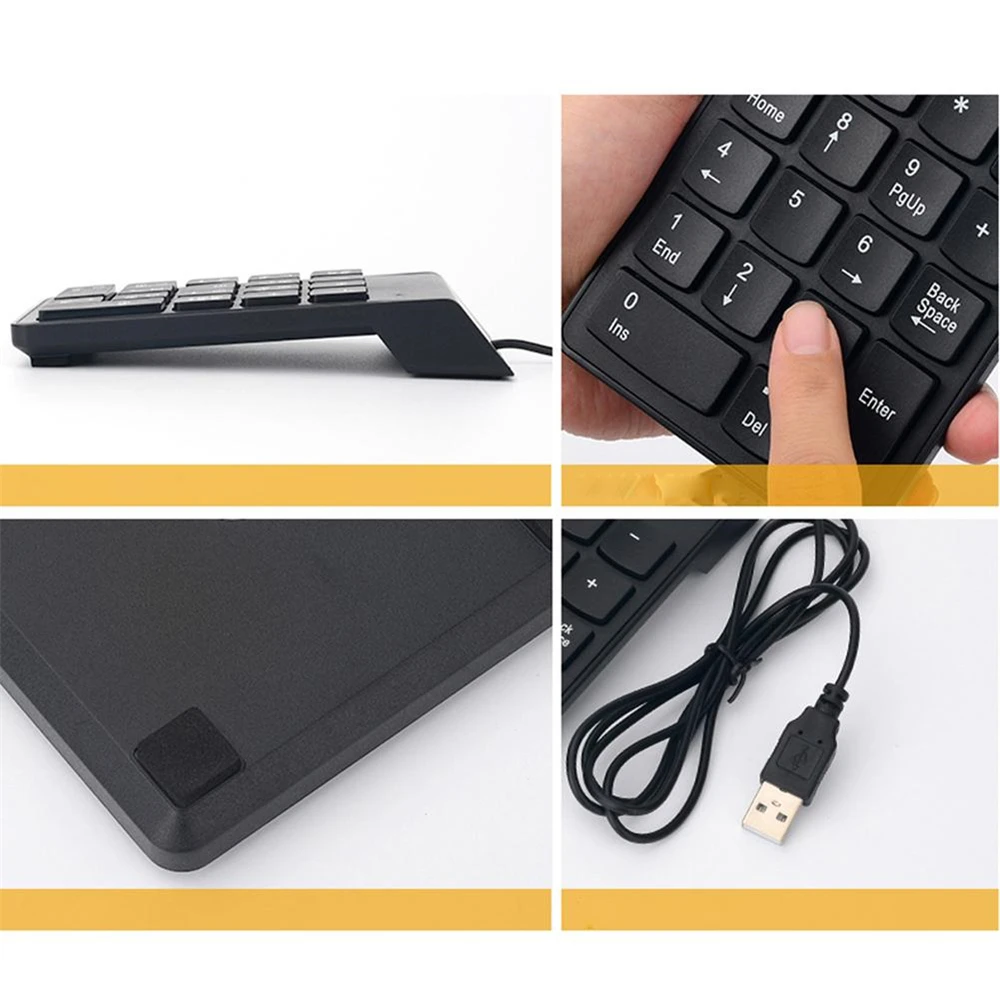 Small Size 2.4GHz USB Wireless Numeric Keypad Numpad 18 Keys Digital Keyboard For Bank Accounting Teller Laptop Notebook Tablets