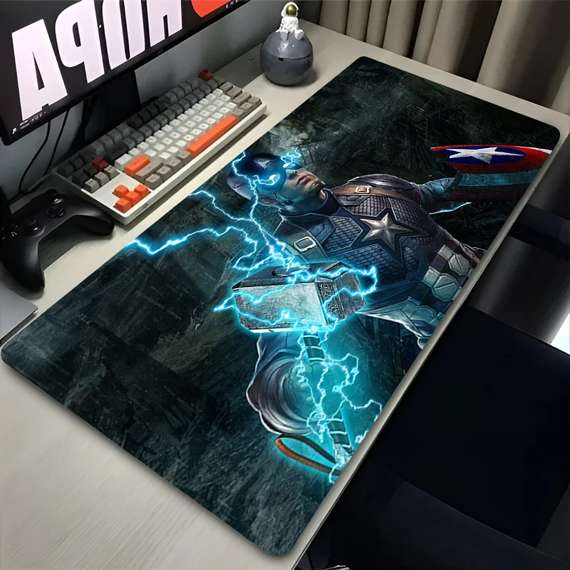 

Marvel Mouse Pad HD Gaming Mousepad Laptop Office Desk Accessories XXL Large Computer Gaming Keyboard Mouse Mat Non Slip 900x400