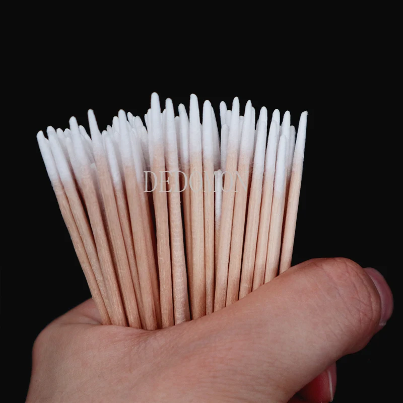 Nails Wood Cotton Swab Clean Sticks Buds Tip Wooden Cotton Head Manicure Detail Corrector Nail Polish Remover Art Tools manicure tools nail manicure tools manicure pedicure tools nail manicure sticks nail polish tools 300Pcs