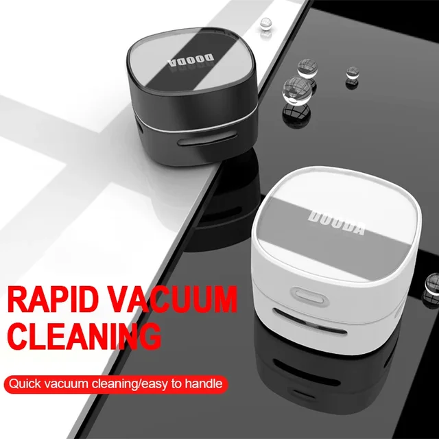 Portable Mini Desk Vacuum Cleaner Handheld Wireless Dust Sweeper For Home Office Table Keyboard Car Efficient Ceaning tool 5