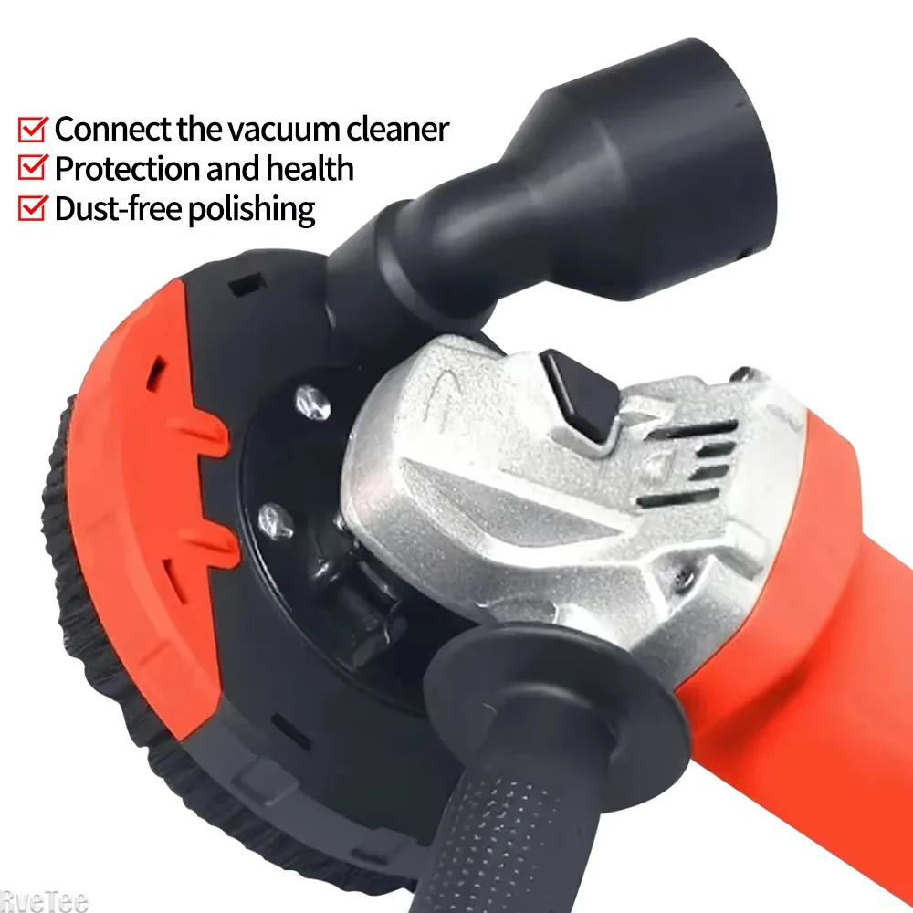 Universal Angle Grinder Dust Shroud for Surface Grinding and Cutting Dust Collection