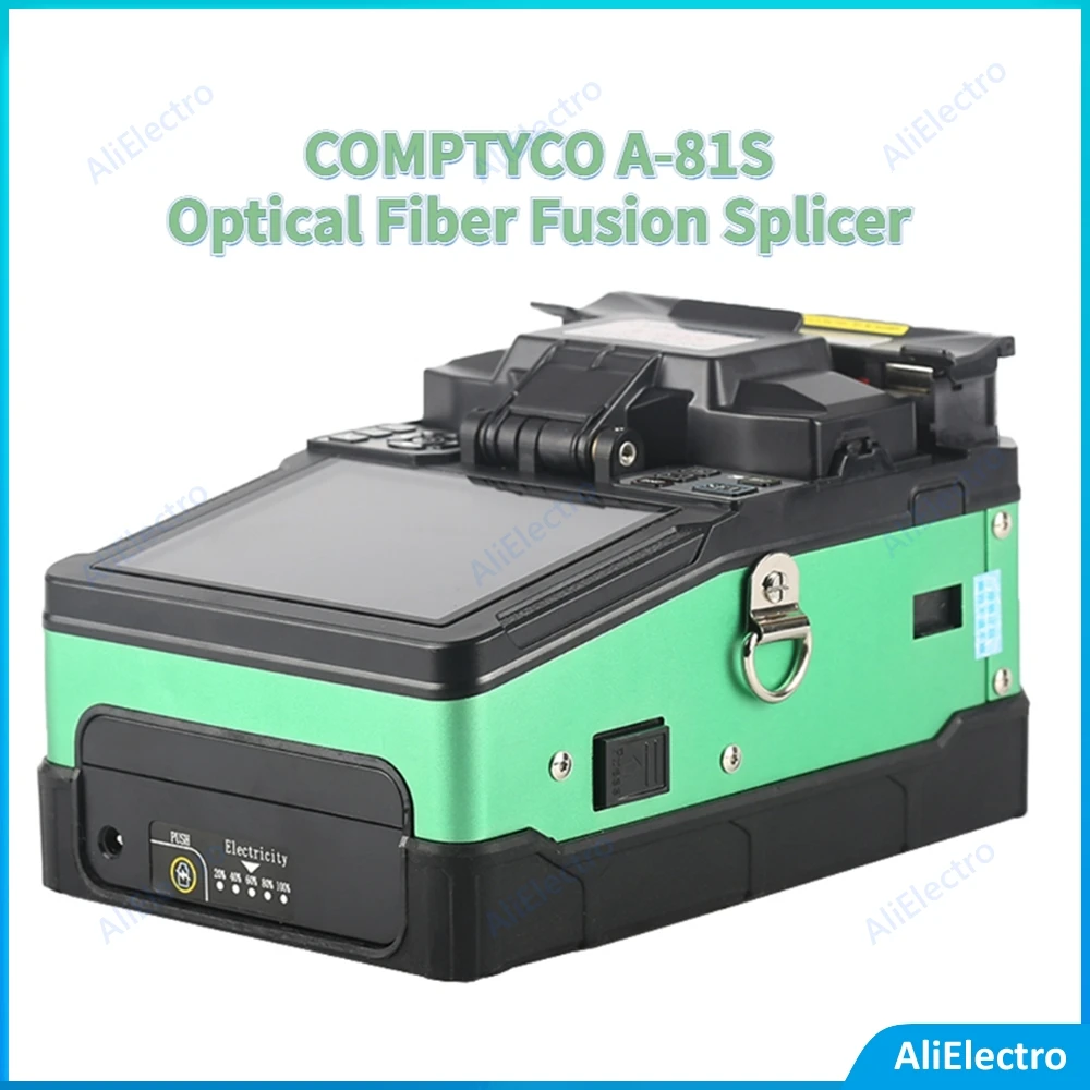 

New COMPTYCO A-81S Optical Fiber Fusion Splicer Automatic Intelligent FTTH Optic Fiber Welding Splicing Machine Tool kit