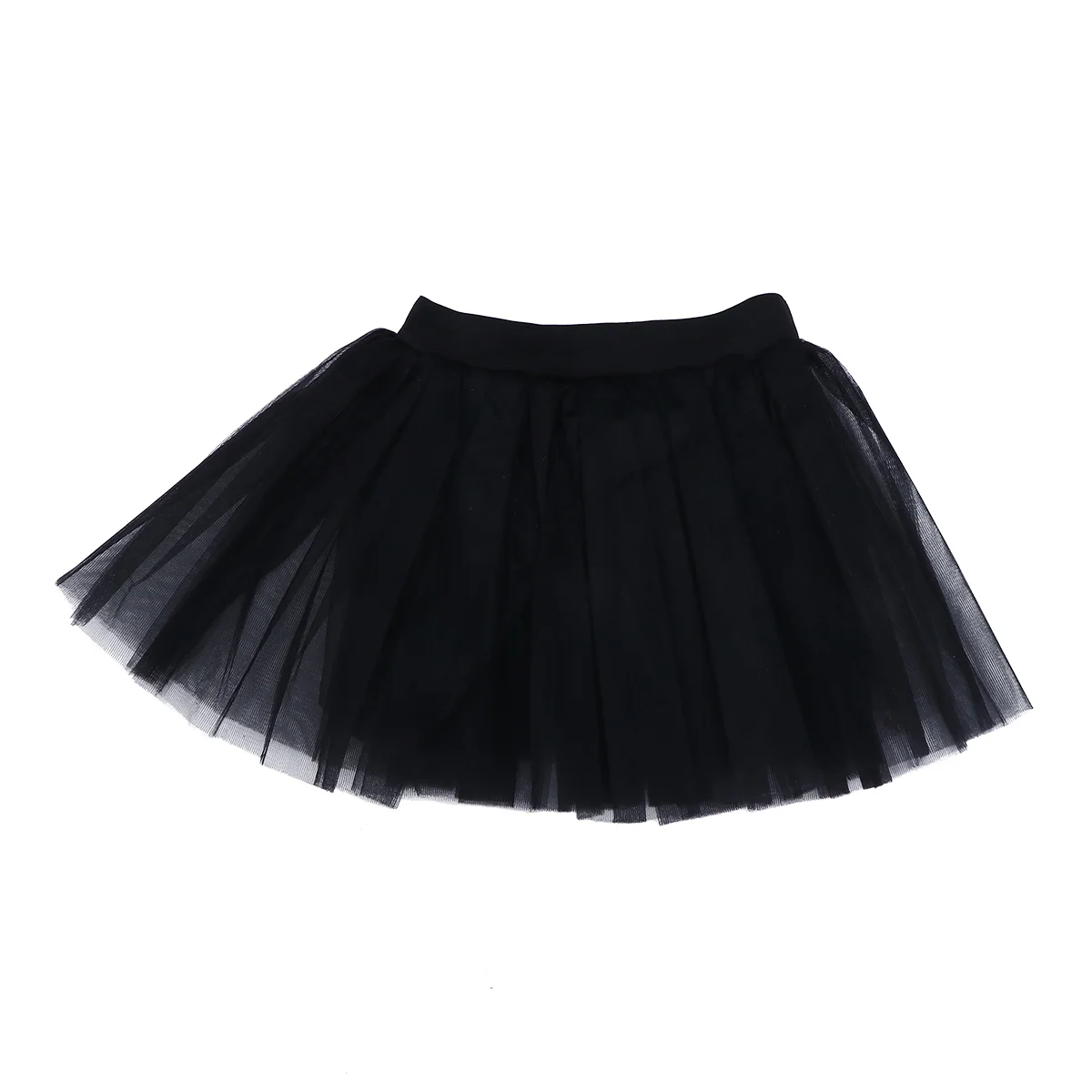 

Black Short Dress for Women Party Three-layer Mesh Adult Tutu Skirt Up Accessory