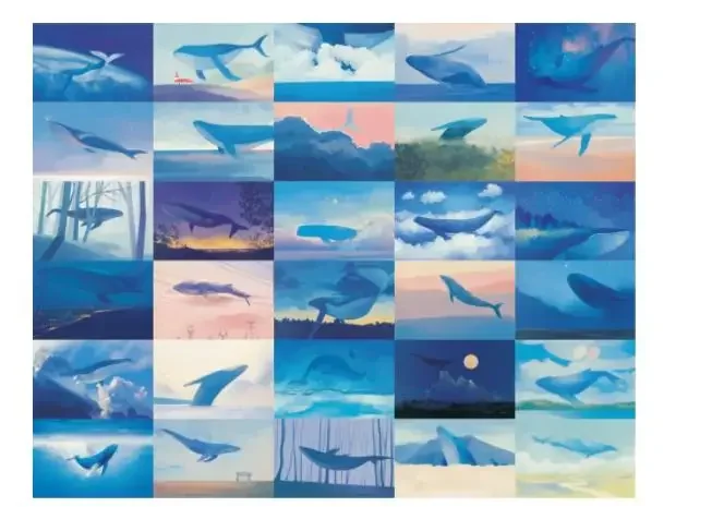 Boxed Set of Artistic Blessing Greeting Cards - 30 Creative and Fresh Designs
