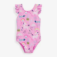 One-piece Baby Swimwear Striped Leopard Print Summer Beach Bikini Toddler Girls Swimsuit Bathing Skinny Baby Girls Swimming Suit 2