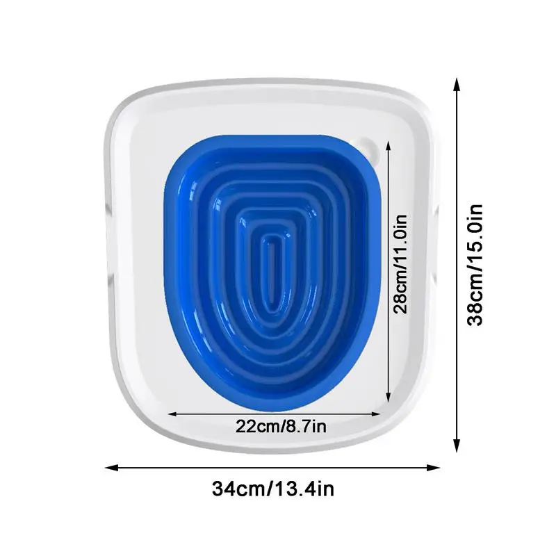Cat Toilet Trainer Reusable Training Toilet for Cats Plastic Training Set Cat Litter Box Mat Pet Accessaries