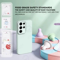 Original Liquid Silicone For Magsafe Magnetic Case For Samsung Galaxy S25 S24 S23 Ultra S22 Plus Len Protection Shockproof Cover 2