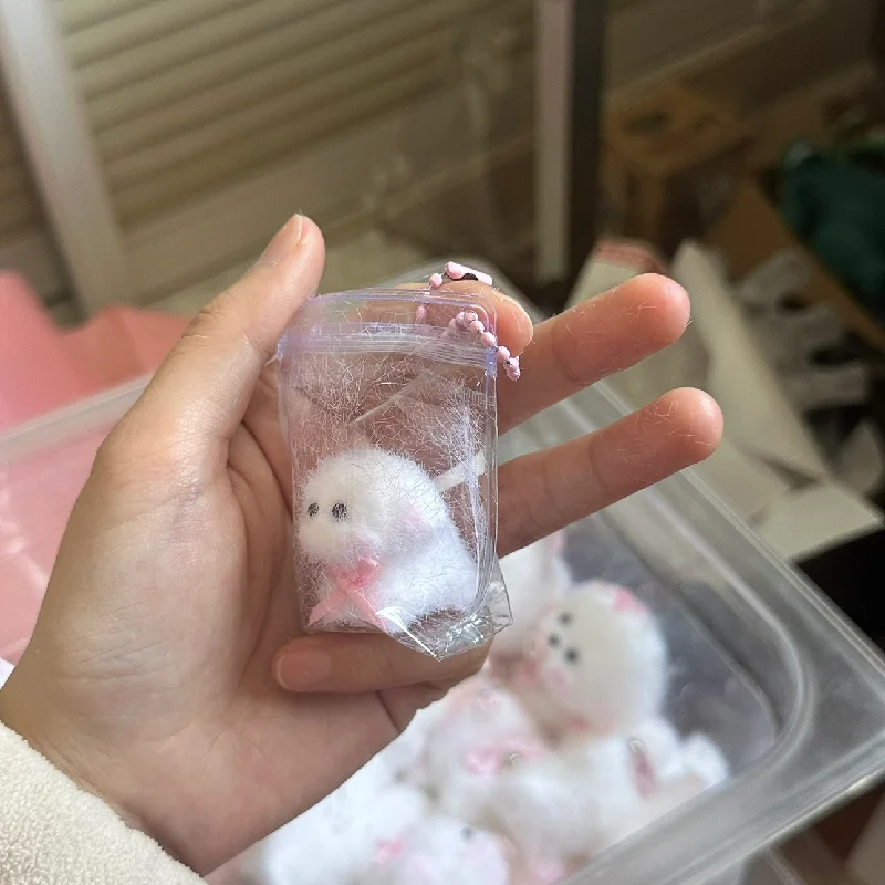 귀여운 미니 강아지 도장 치킨 수제 실리콘 핀치 스퀴즈 장난감, 성인 어린이 생일 선물, 퀴시 장난감, 2024 신제품