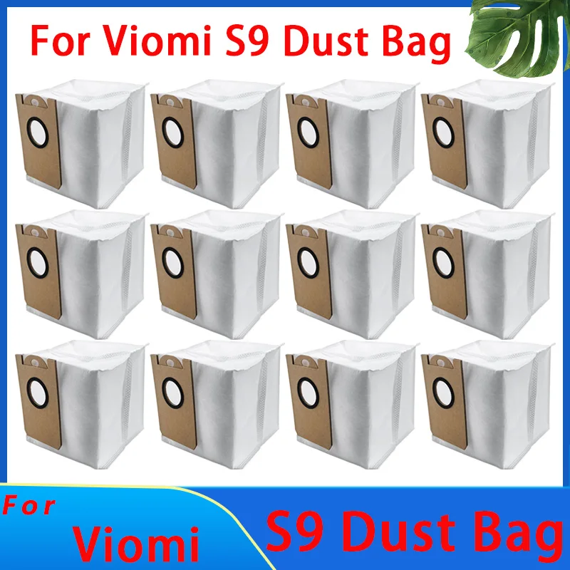 Dust Bags for VIOMI S9 Robot Vacuum Cleaner Dust Bag Accessories Cleaner Large Capacity Leakproof Dust Bag Replacement Parts Kit dust bag for xiaomi roborock h7 h6 vacuum cleaner non woven fabric dust bag professional replacement accessories parts