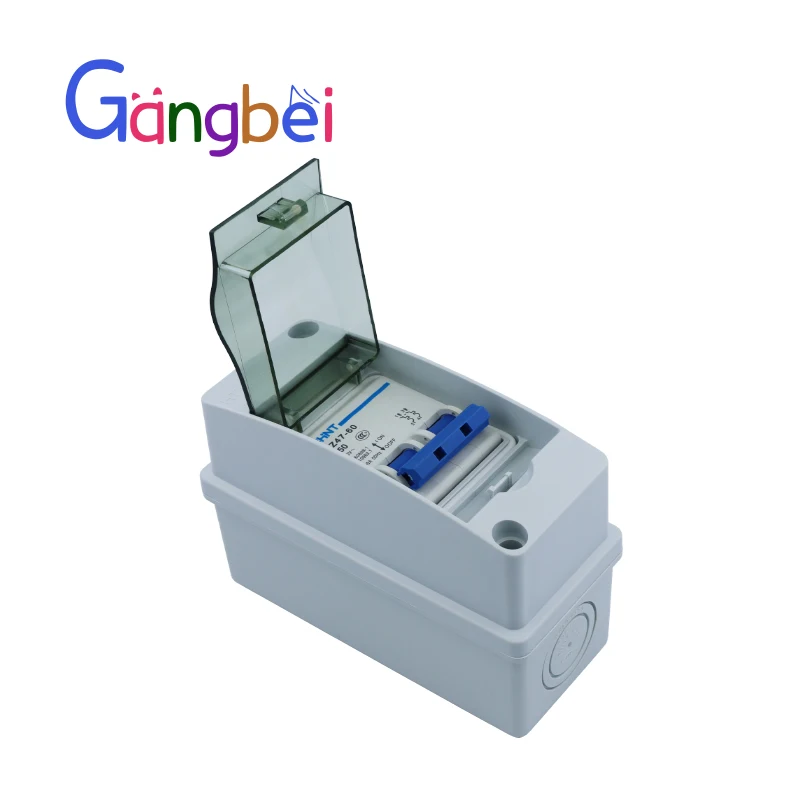 Electric Distribution Box Household Illumination Waterproof IP65 Transparent Cover Junction Wire Box For Bath