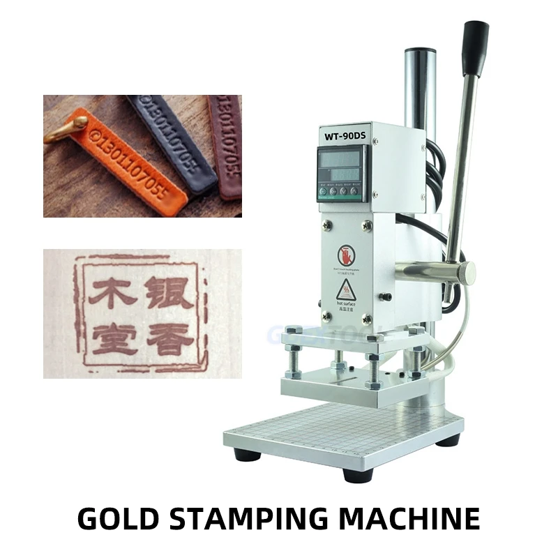 220V Manual Hot Foil Stamping Guide Bronzing Machine Heat Press Machine For PVC Skin And Paper Card Stamping