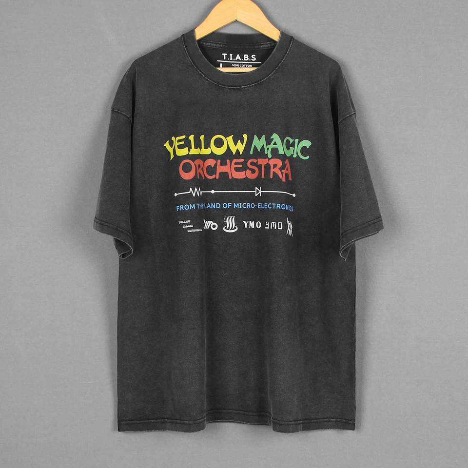 YMO Tシャツ イエロー マジック オーケストラ ホソノ ヒュウミ