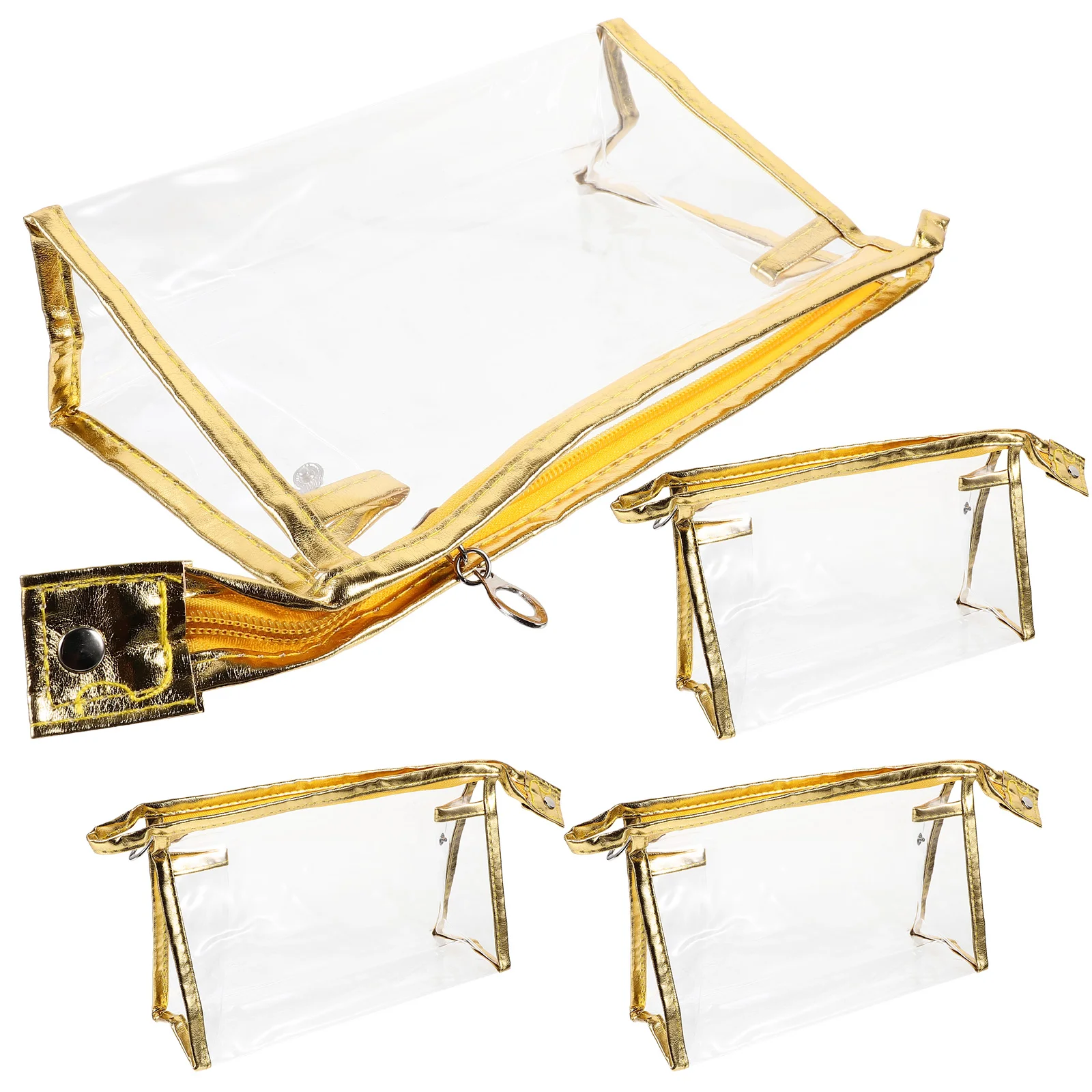 

4 pcs Clear Makeup Bag Portable Bag Travel Makeup Bag Small Toiletry Bags
