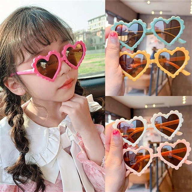 toddler kids heart sunglasses 2022 fashion| Alibaba.com