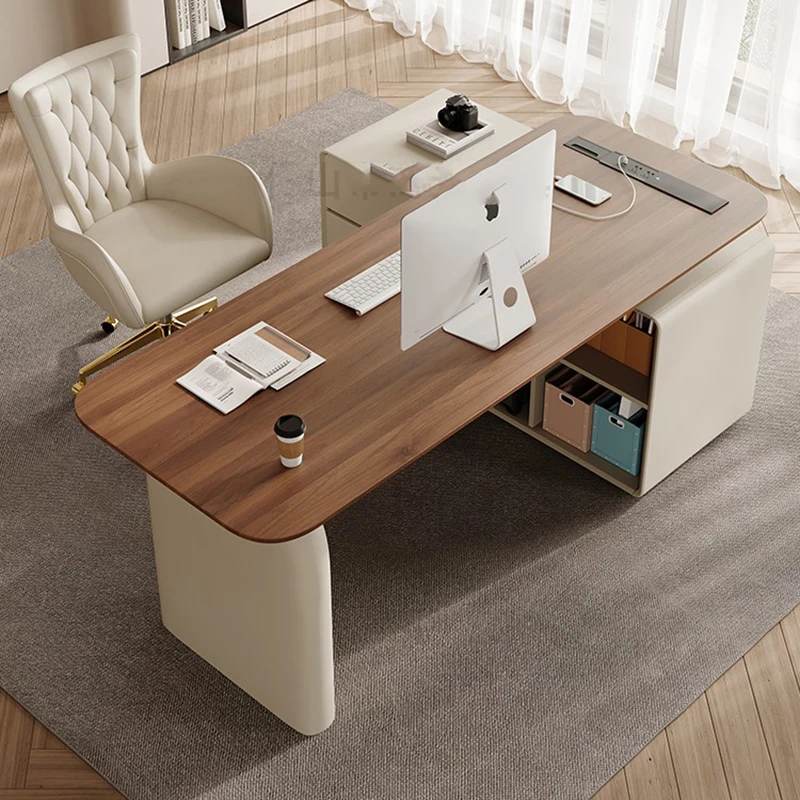 Setup Executive Reception Desks Writing L Shape Supplies Wood Modern Desk Table Study Mesa De Estudio Mesa Ordenador Furniture