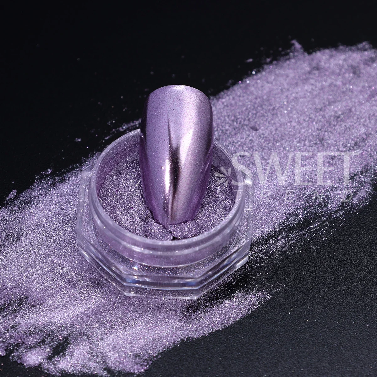 24pcs Colorful Y2K Mirror Nail Glitter Pigment Gold Silver Pink Metal Chrome Rubbing Dust DIY Charm Flash Manicure Decor Powder