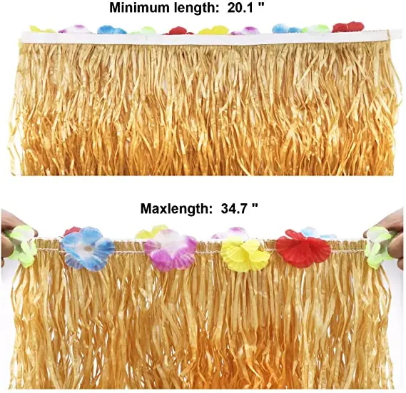 Kit Costume Hawaiano 9 Pezzi | Gonna Hula, Collane Fiori, Occhiali Ananas - Feste Tropicali