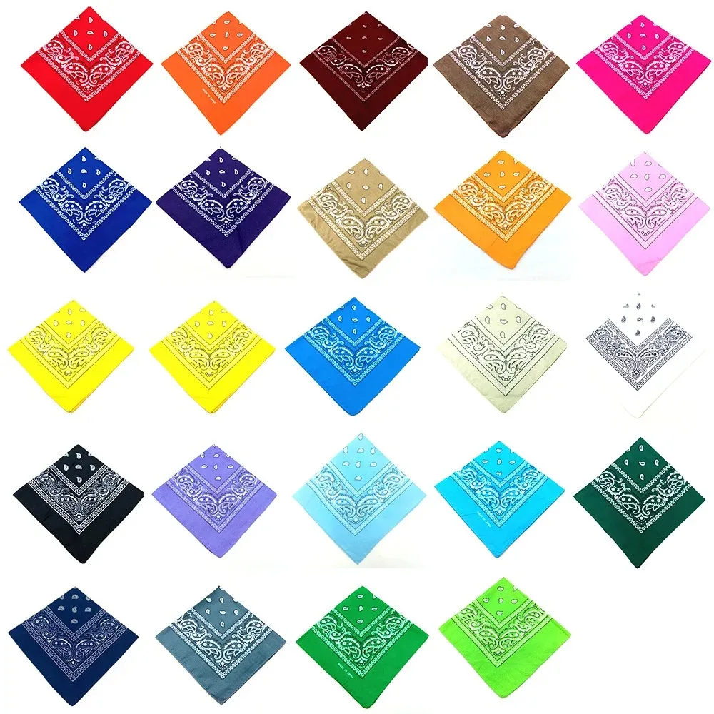 Unisex Fashion Printed Square Scarf Cycling Bandana Fishing Sun Protection Neck Cover Scarves Handkerchief Outdoor Headwear