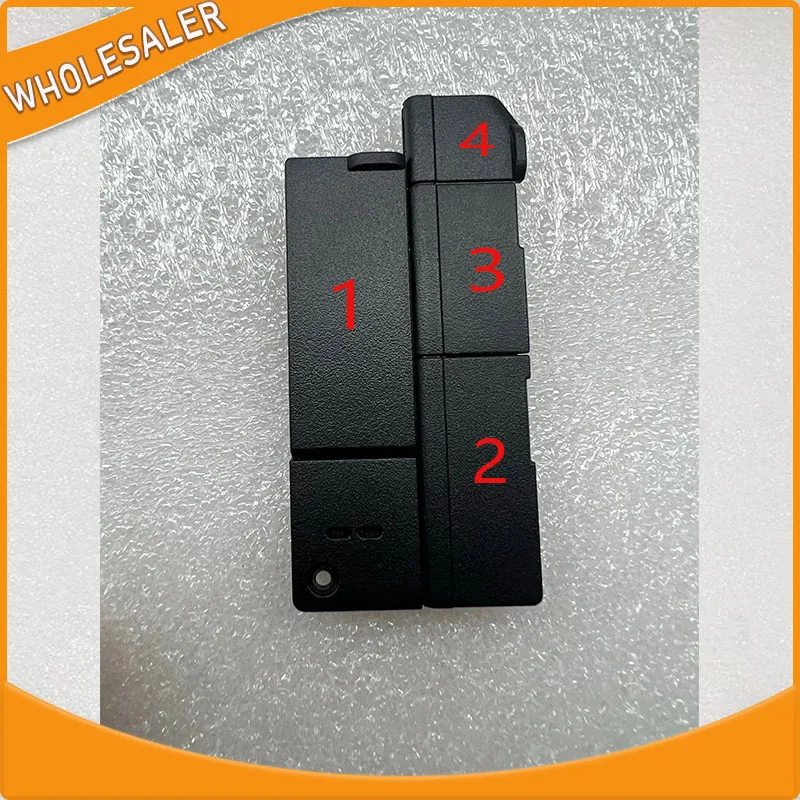 A7M4 측면 USB 커버 포트 마이크 스킨 고무 가죽 부품용 1개