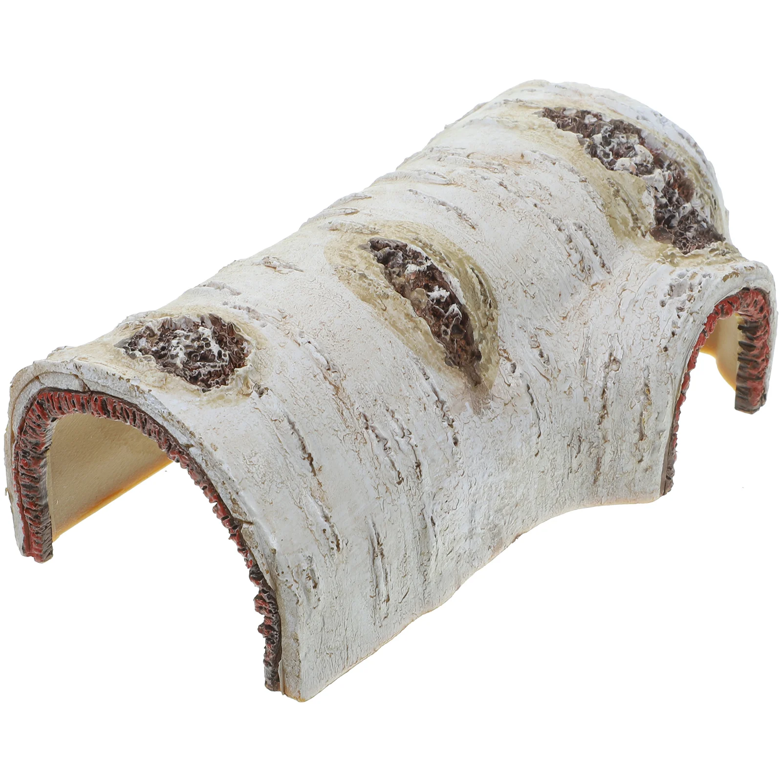 

Reptiles Hide from Caves Lizard Climbing Platform Ornament Gecko Hiding Fence Resin Pet House Decor