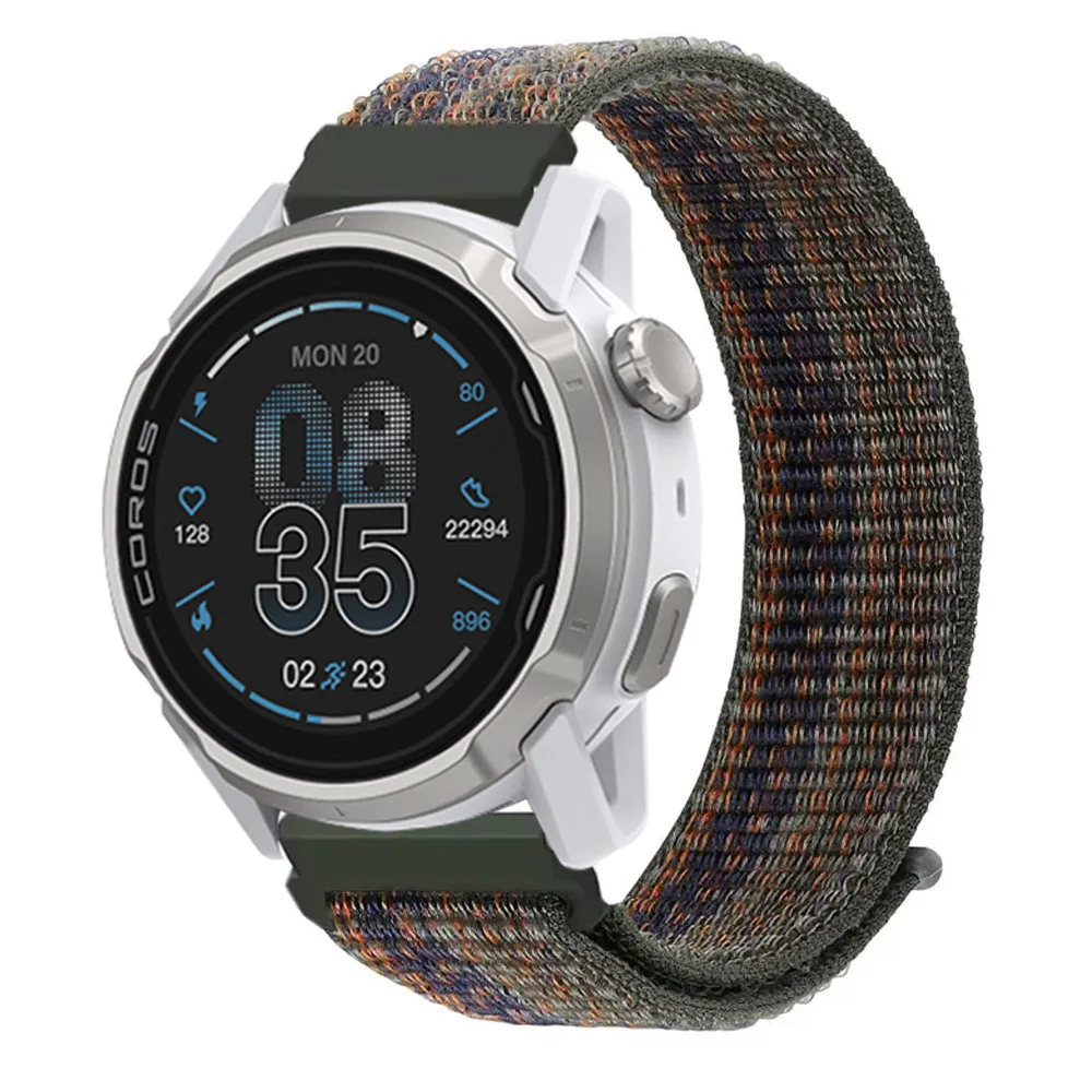 Nylon Loop Strap - Comfortable Sport Bracelet Replacement Band, 20/22mm