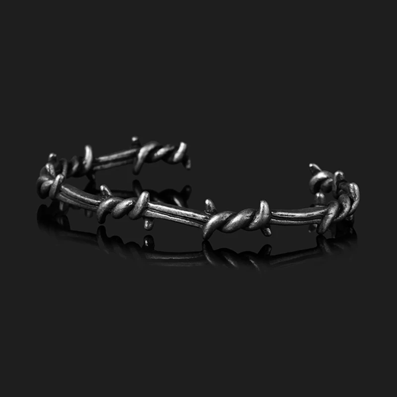 

2023 New In Nes Mesn`s Fashion Vintage Vasual Party Jewelry Gifts Trend Retro Bracelet Simple Twist Bangle Boy Gift Hapiship