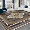 Persian Deluxe Ethnic Style Carpet for Living Room Blue Home Decor Bedroom Tea Table Rug Washable Short Plush Lounge Floor Mats 1