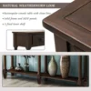 Wood Console Table Sofa Table with Two Storage Drawers and Bottom Shelf for Living Room, Entryway, Easy Assembly 4