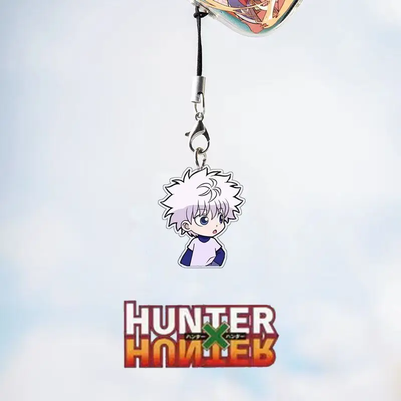 Cinturino per telefono in stile cartoon Hunter x Hunter, ciondolo per telefono di Killua e Gon, alta qualità, unico, anti-caduta, design per coppie, minimalista - immagine 2