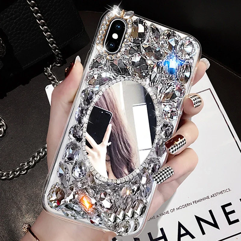 Rhinestone Cases for Samsung Galaxy S25 Ultra Edge S24 S23 S22 S21 S20 S10 S9 Plus FE Note 20 10 Case Diamond Phone Cover