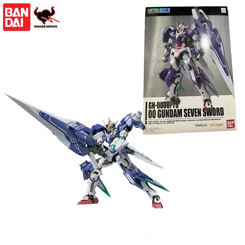 

Оригинальная Bandai металлическая фигурка MB Gundam 00 семь мечей первое издание аниме экшн-фигурка игрушка подарок Коллекционная модель хобби