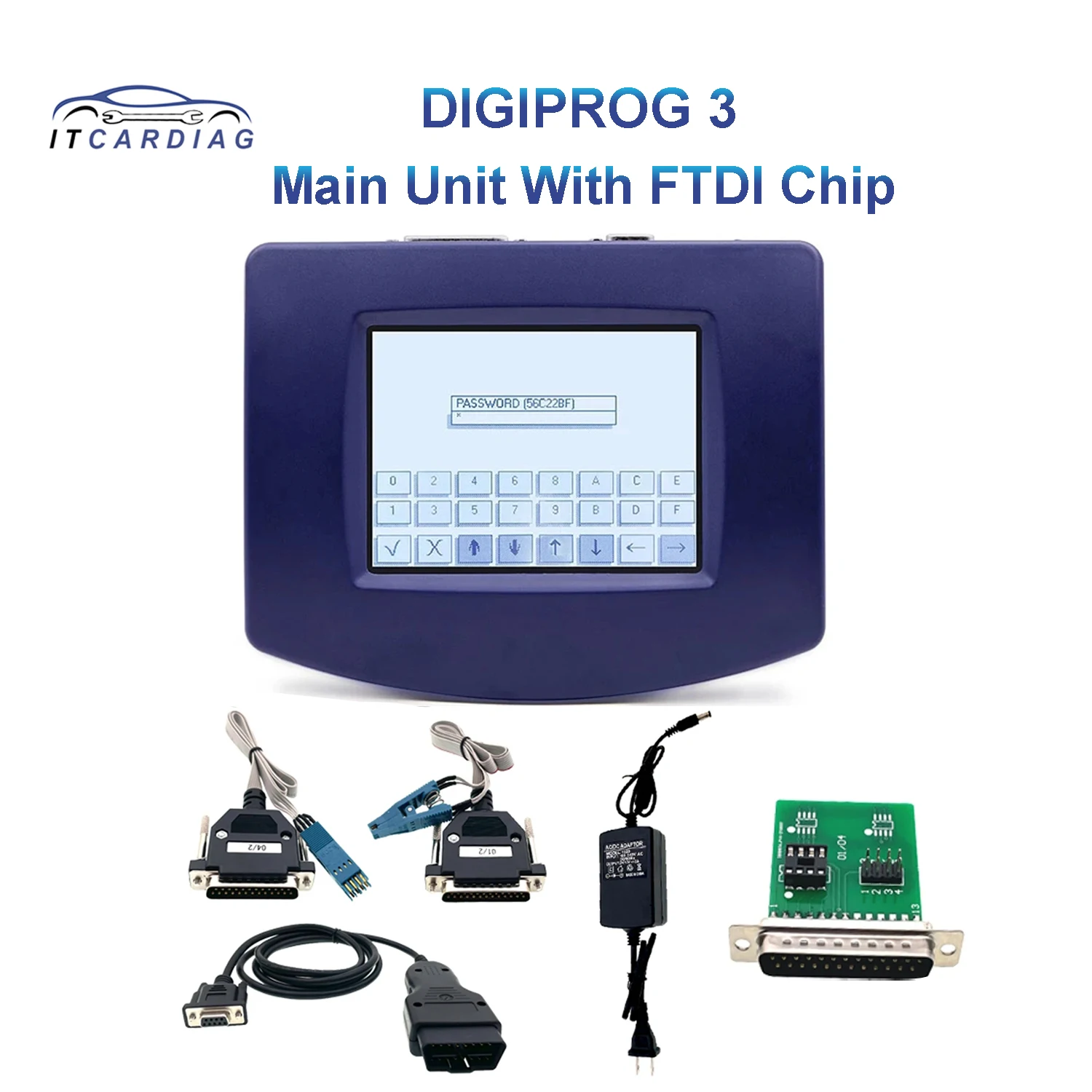 

DIGIPROG 3 Obdmeter Programmer Digiprog iii V4.94 Main Unit Digiprog3 OBD Version Mileage Correct Tool With EU US Plug
