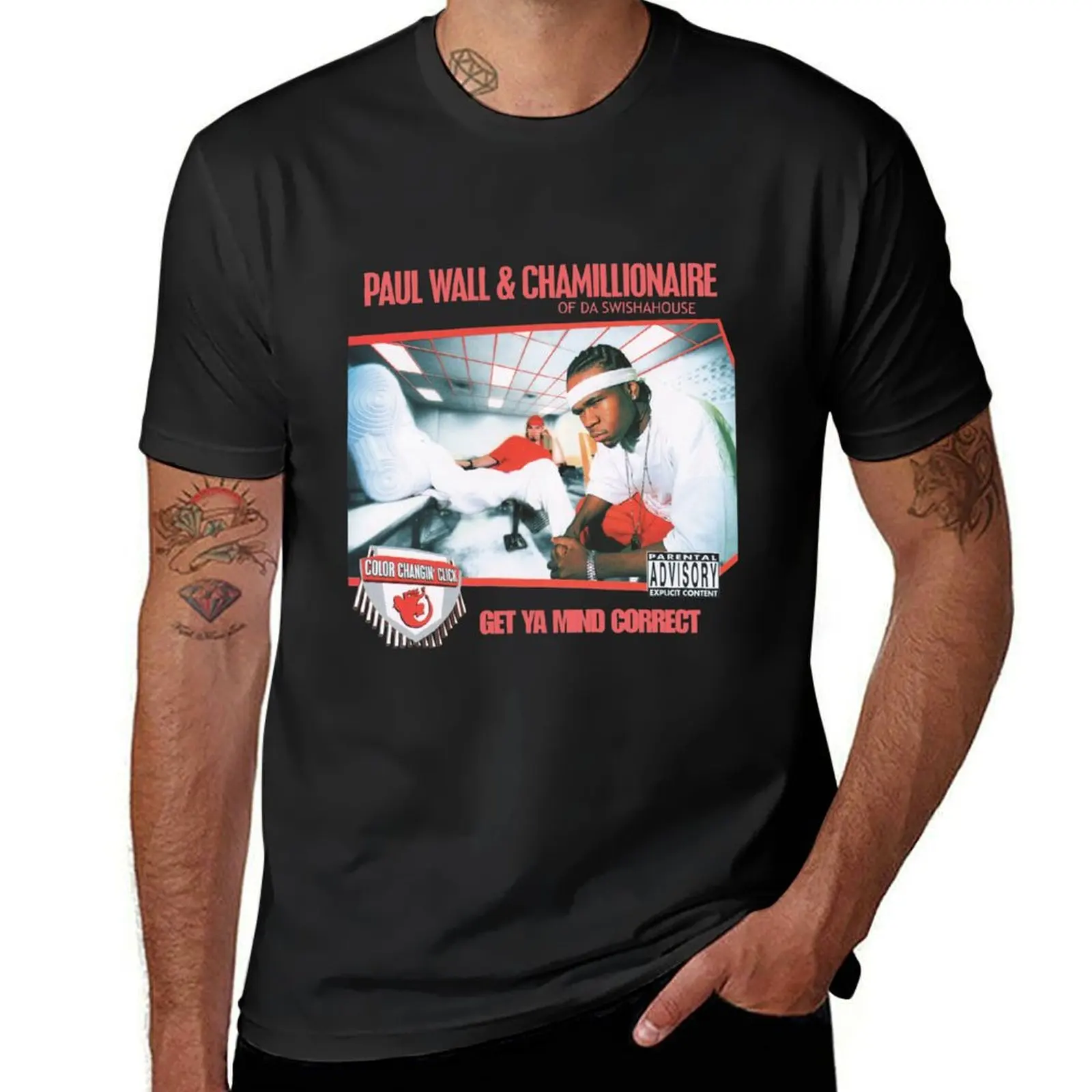 

Chamillionaire Get Ya Mind Correct Cotton T-Shirt sweat hippie clothes boys whites plain black t shirts men