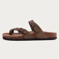 Pallene Fashion Women's Cork Slippers Cork Flats Sandals Classic Summer Beach Shoes Outdoor Clogs Sandals With Adjustable Buckle 2