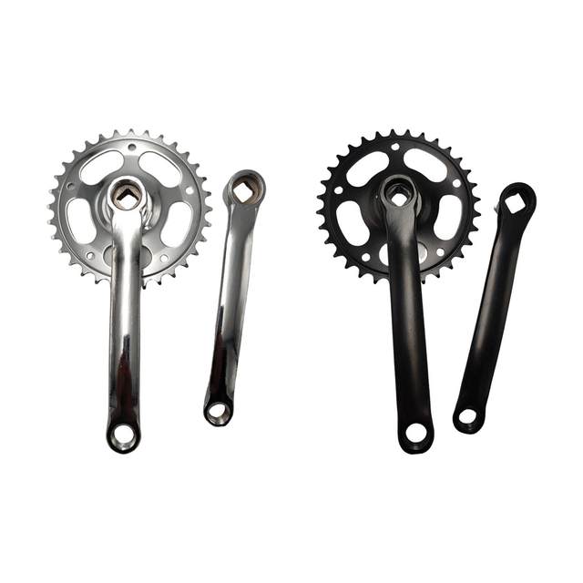 Bicycle Crankset Set Chainwheel Components 165mm Mountain Bike Crank Arm Set