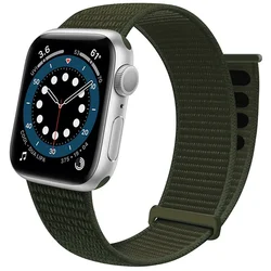 Nylon Strap for Smartwatch - Durable and Stylish Nylon Bracelet Band (9 ArmyGreen)