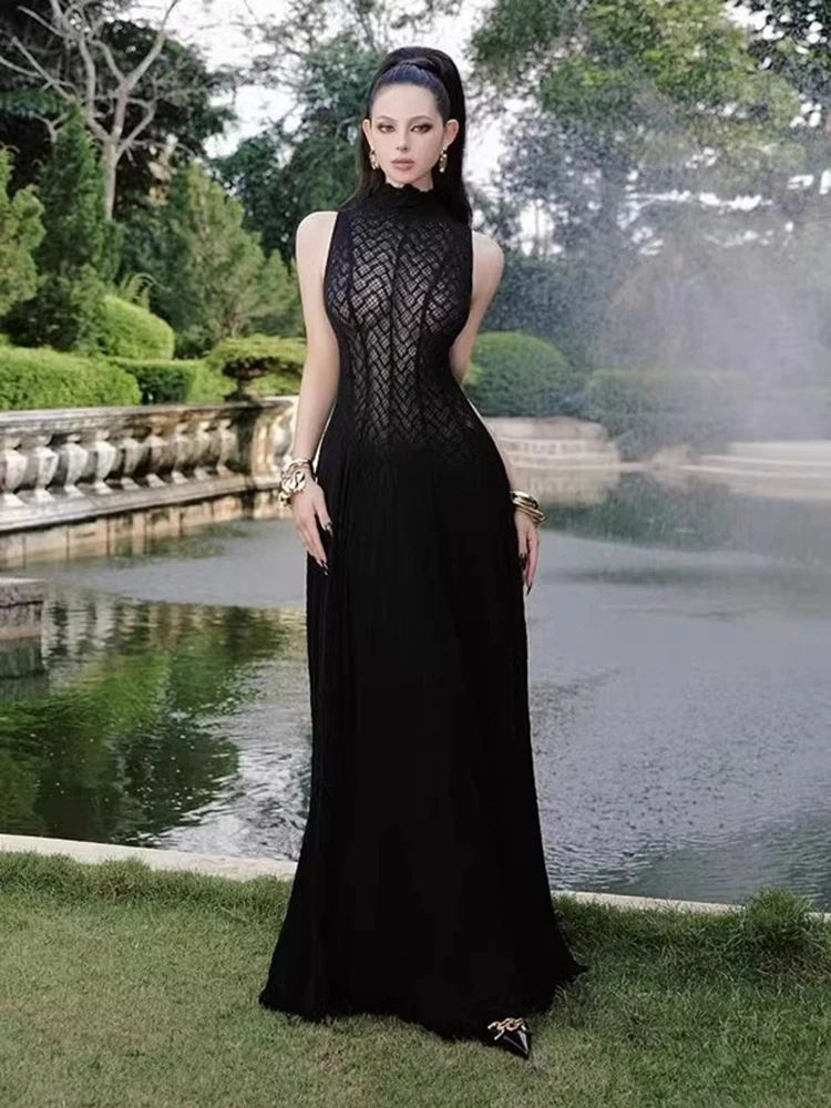 knee length dresses for ladies The Julia Swing Dress in Black