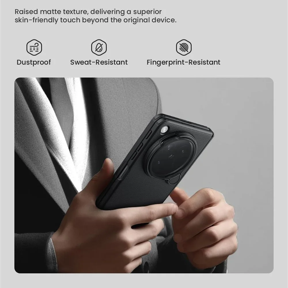 OPPO Find N6 MagSafe 케이스 NILLKIN Frosted Shield Prop 마그네틱 케이스 충격 방지 폰 홀더 카메라 커버 (Find N6 용)