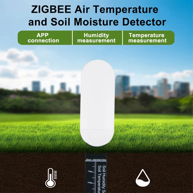 Smart ZigBee Soil  Tester Temperature and Humidity eter Thermo Hygrometer Tuya APP Real-time Monitoring Detector 4