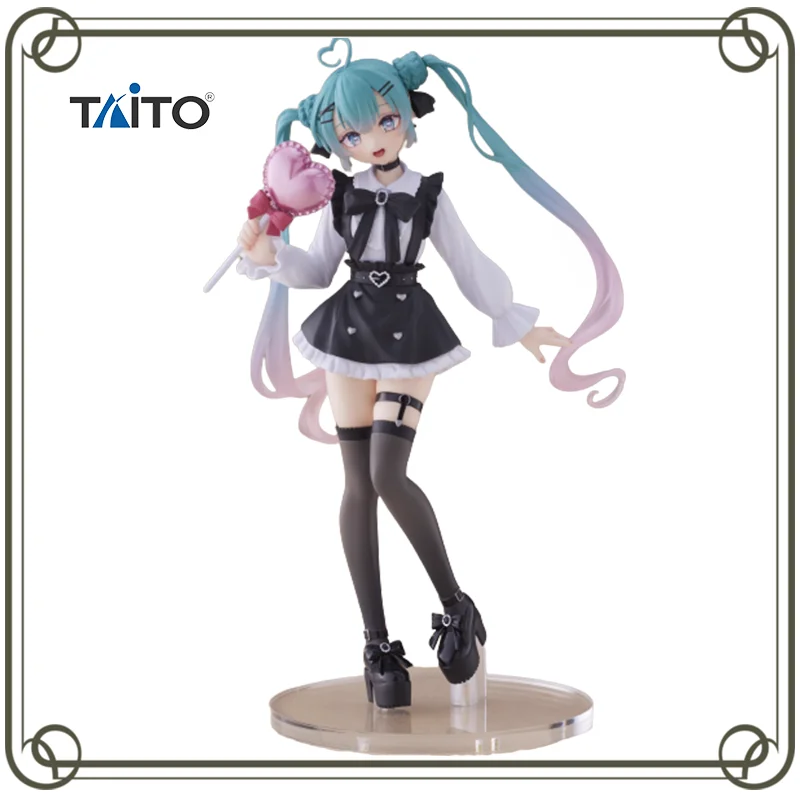 

Original TAITO Hatsune Miku Fashion Subculture Anime Figure Kids toy Ornaments Christmas gift