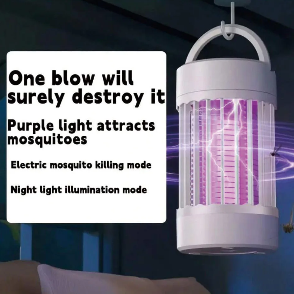 USB electric shock type mosquito repellent lamp for home/outdoor rechargeable mosquito repellent artifact plug-in killer