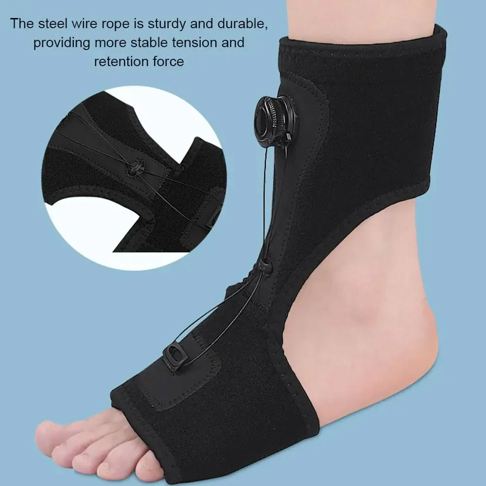 Knob Adjustment Corrector Orthosis Plantar Fascia Foot Rest Fixation Ankle Brace Support 1Pc