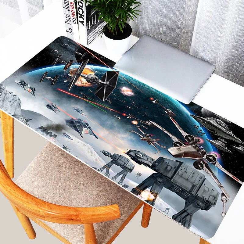 Mouse pad Computer Speed type carpet mat for e-sports players Laptop Keyboard Mousepad S-star W-wars Spacecraft Office Desk Mat 2