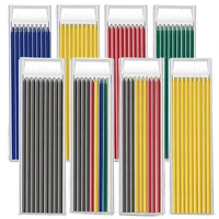 6 Colors 2.8mm Replaceable Lead Core 2B Woodworking Automatic Pencil Lead Deep Hole Marking Architectural Painting Pencil Lead 1