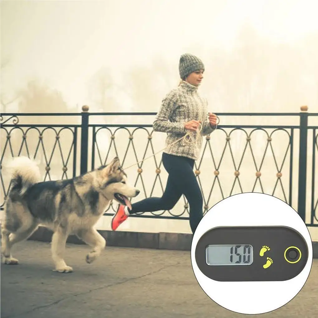 

Steps Counter Mini Pedometer Counting Device ABS Fine Workmanship Digital Display 3D Hiking Women Jogging Meter