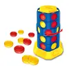 New Design Chess Board Games Intellectual Solid Rotation Connect 4 Game For 3+ Kids 1