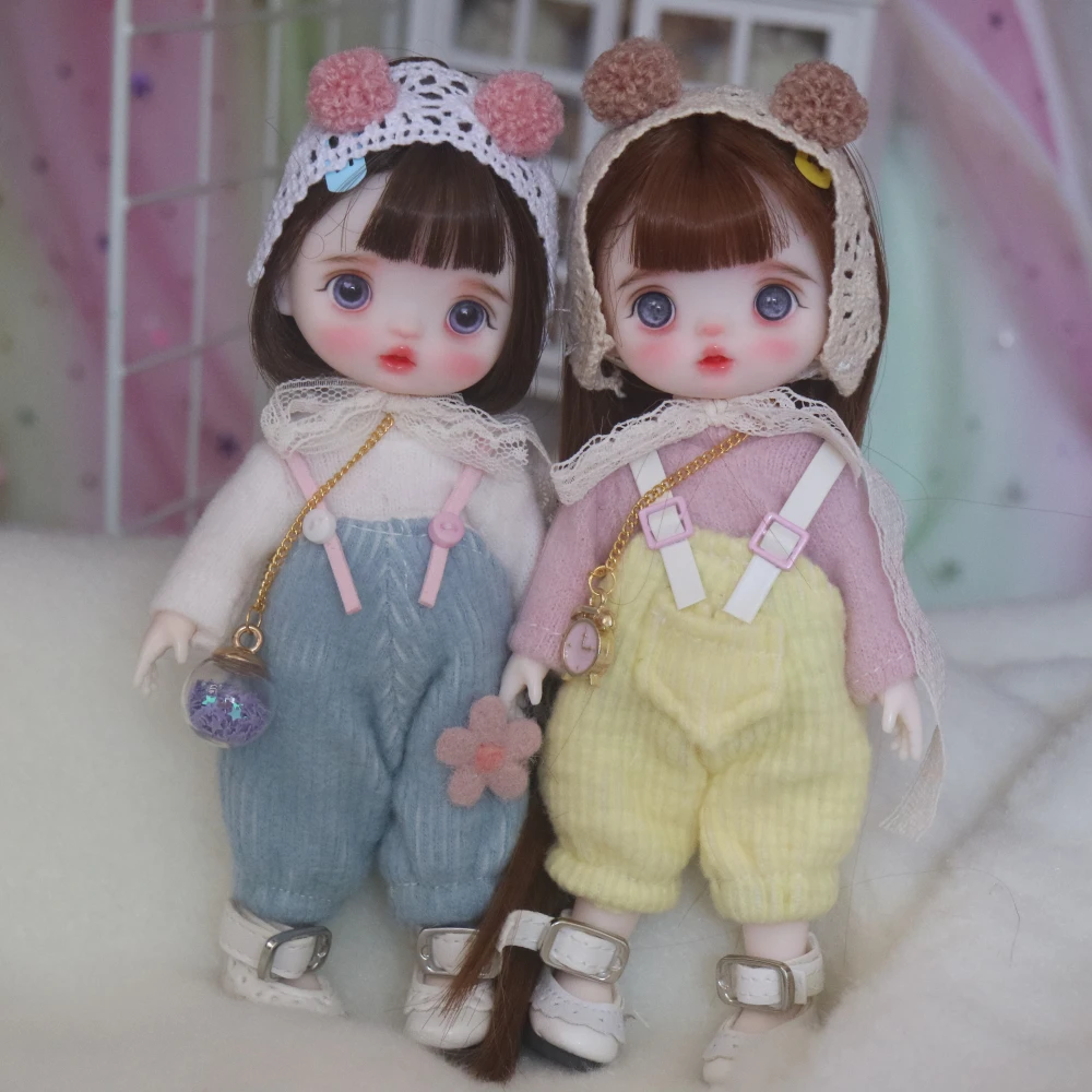

Кукла Blyth шарнирная, 16 см, с платьем, обувью, париком