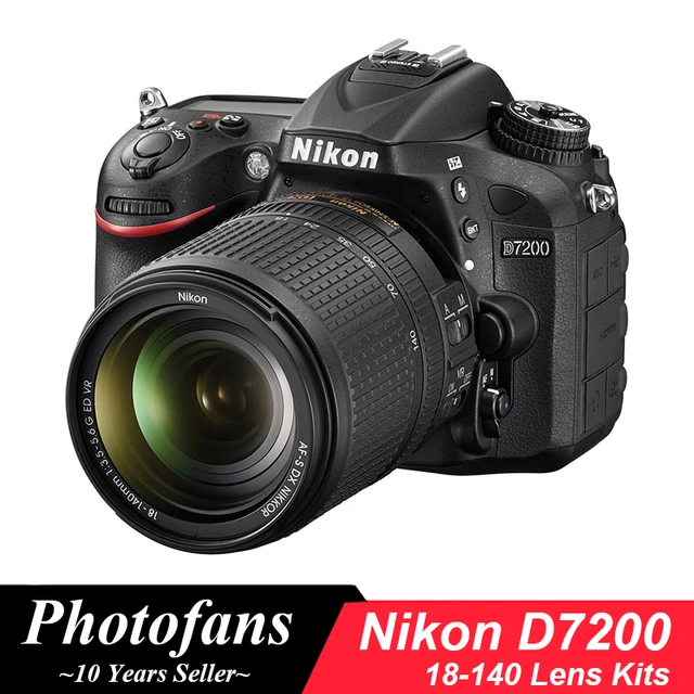 Nikon d7200、18〜140mmレンズdslrカメラキット付き AliExpress