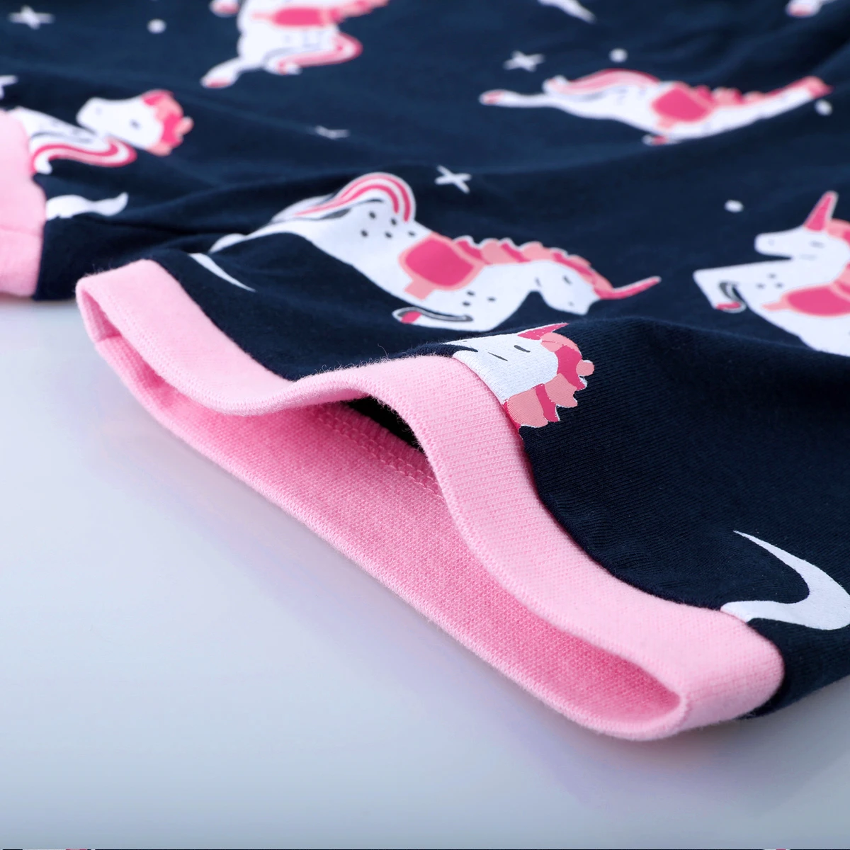 Kids Unicorn Girl Pajamas Set Child Pyjamas Toddler Girls Cotton Homewear Sleepwear Cute Nightwear Suit Short Sleeve Pijamas